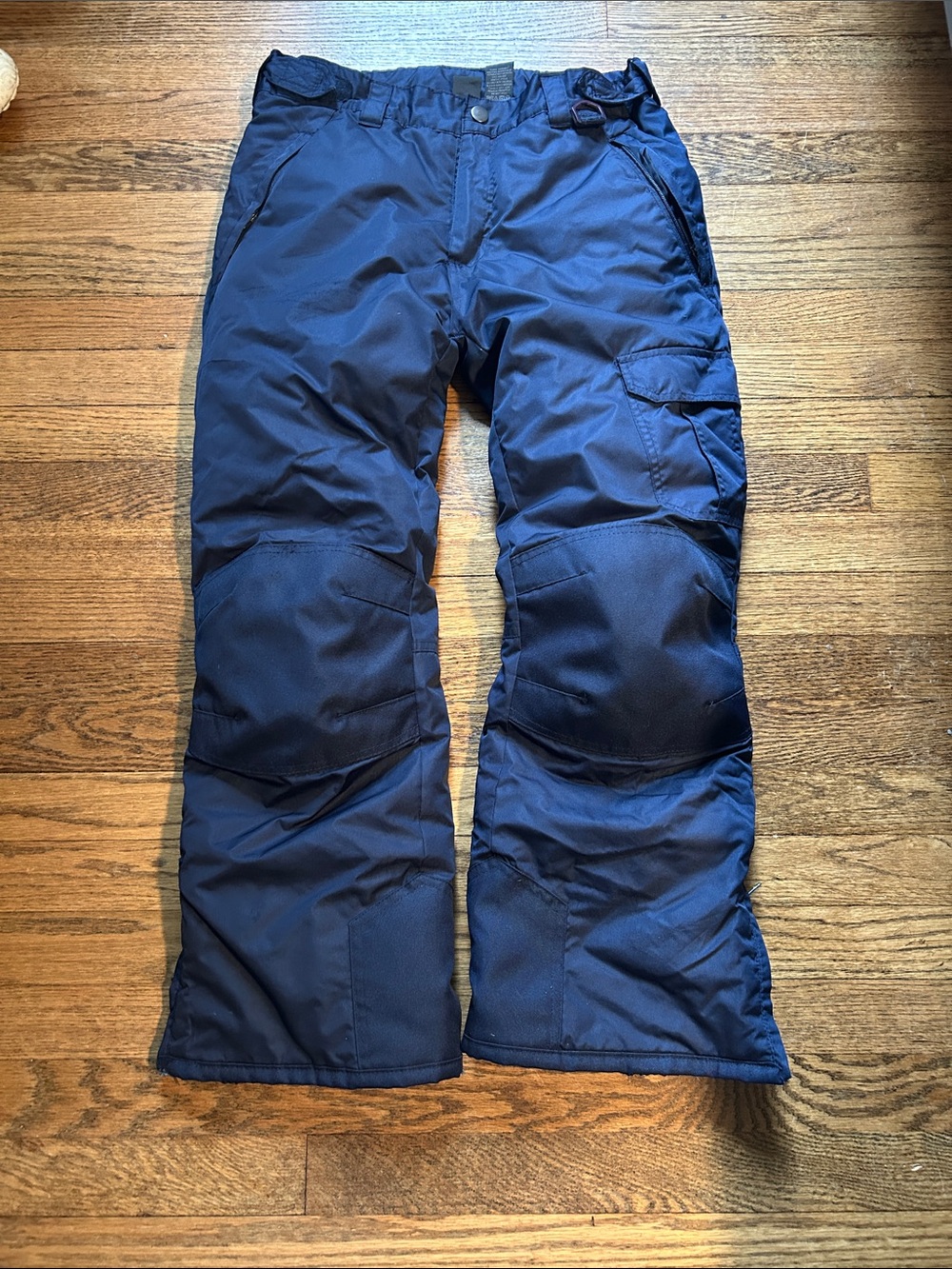 Boys Insulated Navy Snow Pants